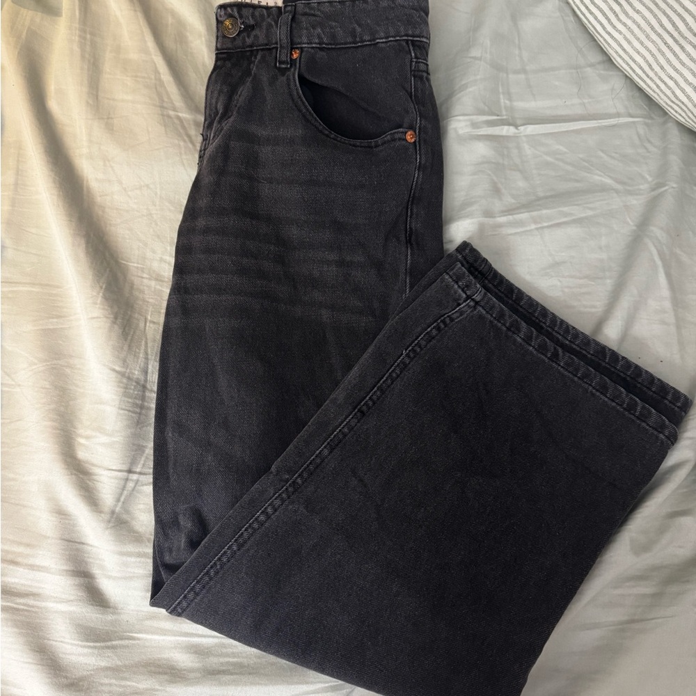 Women’s Motel Rocks Straight Leg Jeans In Washed Black